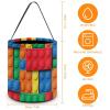XYBWLCA Colorful Building Blocks Bricks Portable Handheld Large Capacity Candy Bag, Holiday Candy Bag view 4