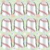 Hxezoc 12 Pieces Baseball Drawstring Bags Party Favor Goodie Bags Treat Candy Bags Sports Reusable Waterproof Backpack for Baseball Theme Birthday Party Decoration Supplies view 3