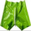 PEAAE Green Latex Flat Corner Code Hidden Double Sheath Latex Underwear(Black Red,Medium) view 1
