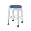Bathroom Safety Swivel Seat Shower Stool, Blue view 1