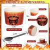 Foxtell 400 Pcs Chili Cook Off Party Decorations Include 5 oz Chili Cook off Tasting Cups and Plastic Spoon for Competition Mexican Party cooking Supplies (200 cups & 200 spoons) Red view 2