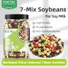 7 Bean Soup Mix | 850g / 1.87lb | PoetrySeptember Premium Chinese Variety for Soups, Stews, Chili & Salads Soybeans, Black Beans (Green/Yellow Core), Red Adzuki, Dual Green Beans, Red Kidney Beans, Chickpeas view 2