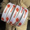 10-50-100Yards Satin Ribbons for Custom Logos, Business Custom Ribbon, Corporate Image Ribbon (10 Yards, 25mm Width) view 2