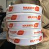 10-50-100Yards Satin Ribbons for Custom Logos, Business Custom Ribbon, Corporate Image Ribbon (10 Yards, 25mm Width) view 3