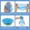 100 Blue Pedicure Liners 13.8 x 19.7 Inches Disposable Unbreakable Pedi Liners Disposable Fits Most Tub and Pedicure Foot Spa Home Use view 3