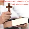 20 Pcs My Heart Encouragement Gift Wooden Pocket Cross Handheld Wood Small Cross Fingertip Stress Relief Religious Gifts for Children Adults Praying,Relieve Anxiety Comfort for Clutching prayer view 4