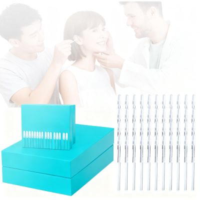24 Pcs Ear Wax Stick, Upgrade Earwax Removal Adhesive Swabs Reusable Ear Wax Removal Tools with Dust Cover Packaging, Ears Cleaning Tools Ears Curette for Kids & Adults (Small 48pcs)