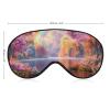 Lake Swans Rainbow Funny Eye Mask Light Blocking Sleeping Eyeshade for Women Men Travel Sleeping Gifts view 2