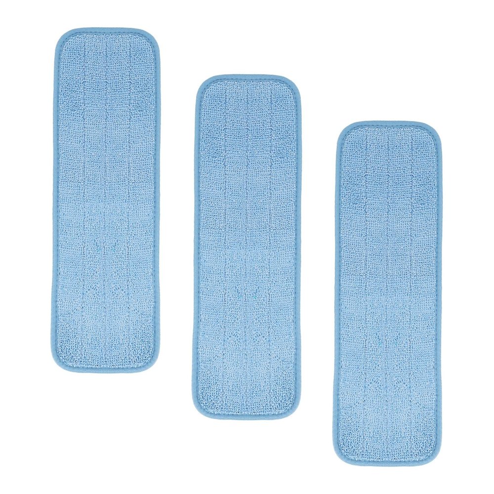 KoiLykke Microfiber Cleaning Pad for All Spray Mops, Washable Reusable Floor Mop Pads 45 x 14 cm, Compatible with Hard Floor Surfaces, 6-Pack