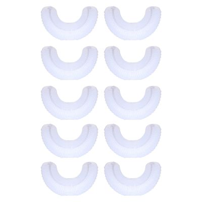10pcs Kids Electric Toothbrush Food Grade Silicone Replacement Head U Shaped Replacement Brush Head