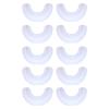 10pcs Kids Electric Toothbrush Food Grade Silicone Replacement Head U Shaped Replacement Brush Head view 1