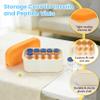 3ml Vial Holder Peptide Storage Case - Fridge & Travel Cooler for Diabetic Care, Detachable Soft Insert, Triple-Layer Protection, Easy to Clean (2 Pack, Vials Not Included) view 4