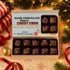 Dark Chocolate Dipped Candy Cane Marshmallows, Holiday Theme, 8 Pieces, 4.7 oz view 4