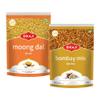 Bikaji Bombay Mix 1Kg & Moong Dal 400g Combo | Ready to Eat Indian Namkeen | Crunchy Bar Snack, Tea-Time Munchies & Party Mix | Authentic Munching Pack for Sharing & Everyday Snacking view 1