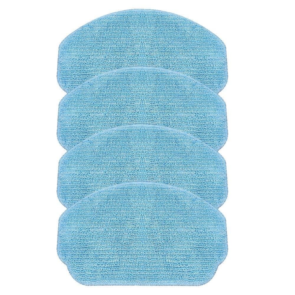 KoiLykke Microfiber Mop Cloth for ONSON BR150/BR151 Robot Vacuum Cleaner, Highly Absorbent Replacement Pads for Floor Stains, 4-Pack