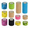 12 Rolls Self Adhesive Bandage Wrap, Breathable Cohesive Bandage Tape, Vet Wrap for Dogs Cats Horses, Non-Woven Self Stick Bandages for Wrist, Ankle, Finger, Sprain & Swelling view 1