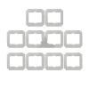 10PCS Washable Mop Cloths Cleaning Rag For Window Vacuum Cleaner Robot Replacement Accessories view 1