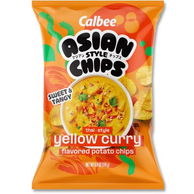 asian chips yellow curry