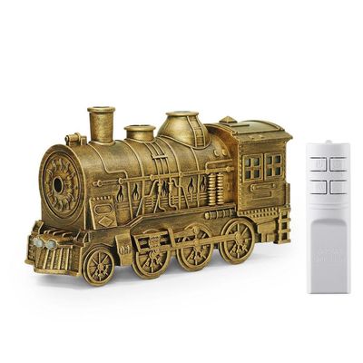 300ml Christmas Train Diffuser, Vintage Steam Train Aromatherapy Essential Oil Diffuser and Humidifier, Quiet Aromatherapy Diffuser with 2-Color LED Light for Bedroom Desk Decor
