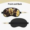 Sleep Mask for Side Sleeper Women Men, Blackout Sleeping Mask Wild Animal Bee Silk Eye Masks Super Soft Breathable Night Blindfold Sleep Eye Cover with Elastic Strap for Travel view 2