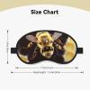 Sleep Mask for Side Sleeper Women Men, Blackout Sleeping Mask Wild Animal Bee Silk Eye Masks Super Soft Breathable Night Blindfold Sleep Eye Cover with Elastic Strap for Travel view 4