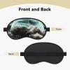 Sleep Mask for Side Sleeper Women Men, Blackout Sleeping Mask Starry Night Black Tree Art Silk Eye Masks Super Soft Breathable Night Blindfold Sleep Eye Cover with Elastic Strap for Travel view 2