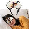 Sleep Mask for Side Sleeper Women Men, Blackout Sleeping Mask Basketball Girl Pattern Silk Eye Masks Super Soft Breathable Night Blindfold Sleep Eye Cover with Elastic Strap for Travel view 1