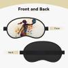 Sleep Mask for Side Sleeper Women Men, Blackout Sleeping Mask Basketball Girl Pattern Silk Eye Masks Super Soft Breathable Night Blindfold Sleep Eye Cover with Elastic Strap for Travel view 2