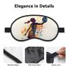 Sleep Mask for Side Sleeper Women Men, Blackout Sleeping Mask Basketball Girl Pattern Silk Eye Masks Super Soft Breathable Night Blindfold Sleep Eye Cover with Elastic Strap for Travel view 3