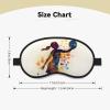 Sleep Mask for Side Sleeper Women Men, Blackout Sleeping Mask Basketball Girl Pattern Silk Eye Masks Super Soft Breathable Night Blindfold Sleep Eye Cover with Elastic Strap for Travel view 4
