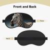 Sleep Mask for Side Sleeper Women Men, Blackout Sleeping Mask Wild Animals Zebra Silk Eye Masks Super Soft Breathable Night Blindfold Sleep Eye Cover with Elastic Strap for Travel view 2