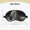 Sleep Mask for Side Sleeper Women Men, Blackout Sleeping Mask Wild Animals Zebra Silk Eye Masks Super Soft Breathable Night Blindfold Sleep Eye Cover with Elastic Strap for Travel view 4