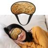 Sleep Mask for Side Sleeper Women Men, Blackout Sleeping Mask Wheat Harvest Silk Eye Masks Super Soft Breathable Night Blindfold Sleep Eye Cover with Elastic Strap for Travel view 1