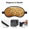 Sleep Mask for Side Sleeper Women Men, Blackout Sleeping Mask Wheat Harvest Silk Eye Masks Super Soft Breathable Night Blindfold Sleep Eye Cover with Elastic Strap for Travel view 3