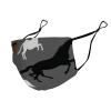 WUXEKZO Women Men Windproof, Dust Proof Cloth Face Mask Neck Gaiter Horse Print Mouth Cover Face Balaclavas, Comfy Mouth Decoration for Outdoors Home and Daily Use view 4