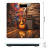 Abstract Guitar Bathroom Scale Weight Scale for Body Weight,Highly Accurate Digital Weighing Machine Clear LED Display Digital Bathroom Body Scale 400lb/182kg view 2