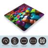 3D Colorful Cubes Bathroom Scale Weight Scale for Body Weight,Highly Accurate Digital Weighing Machine Clear LED Display Digital Bathroom Body Scale 400lb/182kg view 3