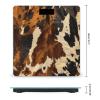 Abstract Cow Skin Bathroom Scale Weight Scale for Body Weight,Highly Accurate Digital Weighing Machine Clear LED Display Digital Bathroom Body Scale 400lb/182kg view 2