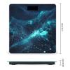 Abstract Polygonal Space Bathroom Scale Weight Scale for Body Weight,Highly Accurate Digital Weighing Machine Clear LED Display Digital Bathroom Body Scale 400lb/182kg view 2