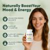 METHODIC WELLNESS Saffron Complete Supplements, 88.5mg Saffron Extract for Mood Energy, Stress Relief & Sleep, Non-GMO & Gluten-Free 60 Vegetable Capsule view 3