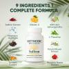 METHODIC WELLNESS Saffron Complete Supplements, 88.5mg Saffron Extract for Mood Energy, Stress Relief & Sleep, Non-GMO & Gluten-Free 60 Vegetable Capsule view 4