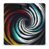 Abstract Circle Swirl Bathroom Scale Weight Scale for Body Weight,Highly Accurate Digital Weighing Machine Clear LED Display Digital Bathroom Body Scale 400lb/182kg view 1