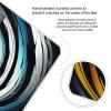 Abstract Circle Swirl Bathroom Scale Weight Scale for Body Weight,Highly Accurate Digital Weighing Machine Clear LED Display Digital Bathroom Body Scale 400lb/182kg view 4