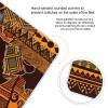 African Map Ethnic Pattern Bathroom Scale Weight Scale for Body Weight,Highly Accurate Digital Weighing Machine Clear LED Display Digital Bathroom Body Scale 400lb/182kg view 4