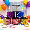 Decorative Curly Ribbon for Gift Wrapping, Party Balloon Decoration (Metallic Gold Silver Red Green) view 2
