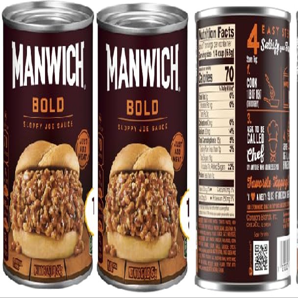 Bold Sloppy Joe Sauce (3 cans, 15 oz. each can)