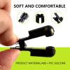 Ear Clip Electrodes,Rubber Ear Clip Accessories Compatible for Tens 7000,(Black) view 4