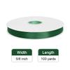 Simplegoal Double Face Forest Green Satin Ribbon 5/8 Inch X 100 Yards Polyester Forest Green Ribbons for Gift Wrapping Crafts Flower Bouquet Sewing Arts Wedding Party Decoration view 2