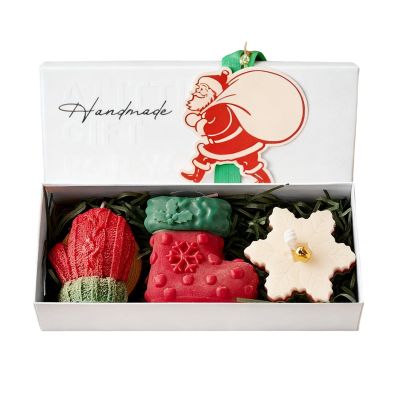 Christmas Candle Set Soy Wax Handmade Aromatherapy Set