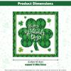 40Pcs St Patricks Day Napkins, 6.5 Inch Shamrock Napkins, Disposable Green Lucky Clover Cocktail Beverage Dinner Paper Napkins for Saint Patrick's Day Table Decorations, Irish-Themed Party Supplies view 2